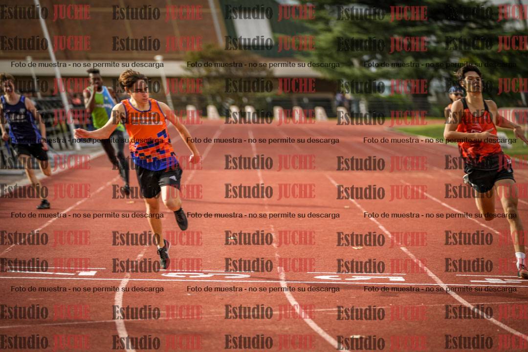 Fotos de los 400 m llanos de varones