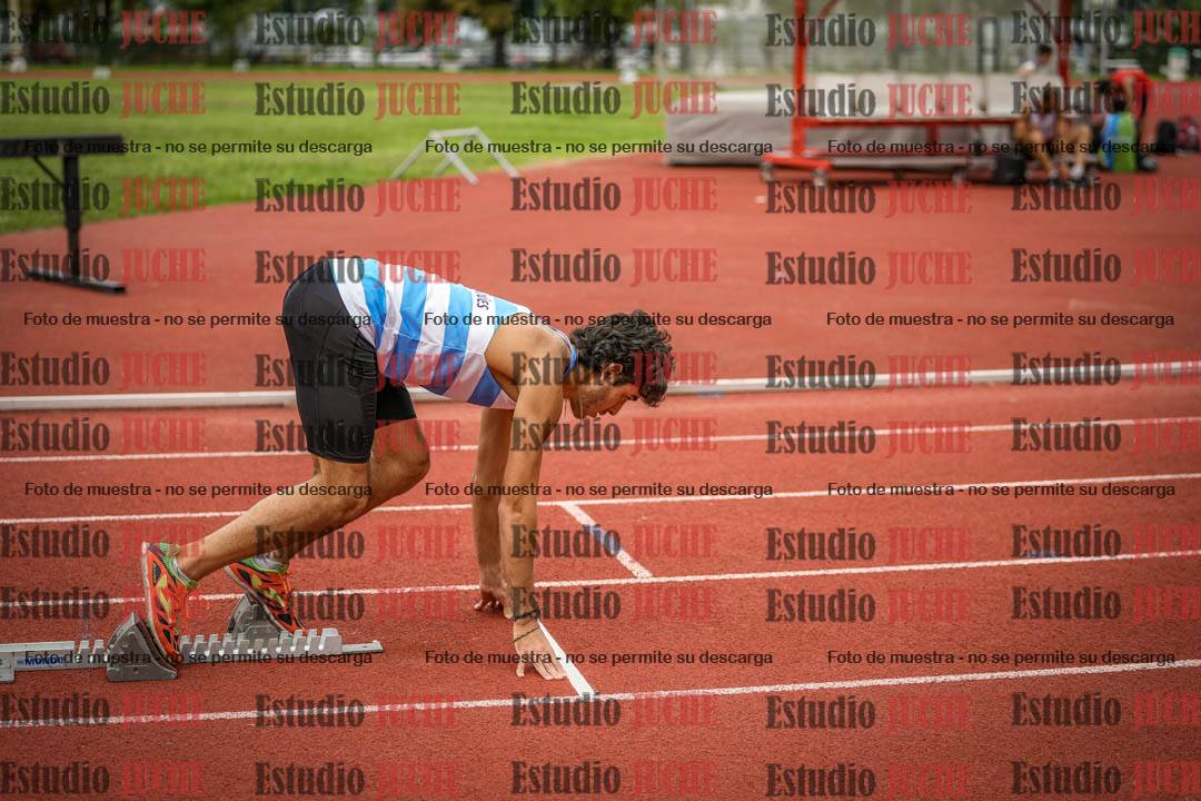 Fotos de los 400 m llanos de varones