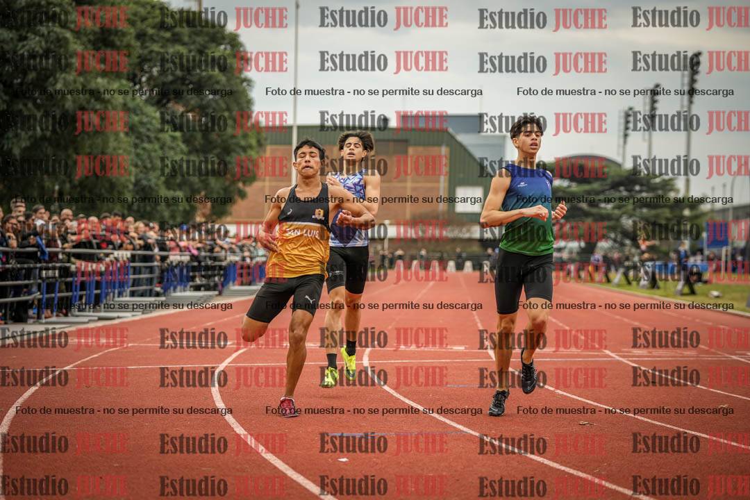 Fotos de los 400 m llanos de varones - FINAL