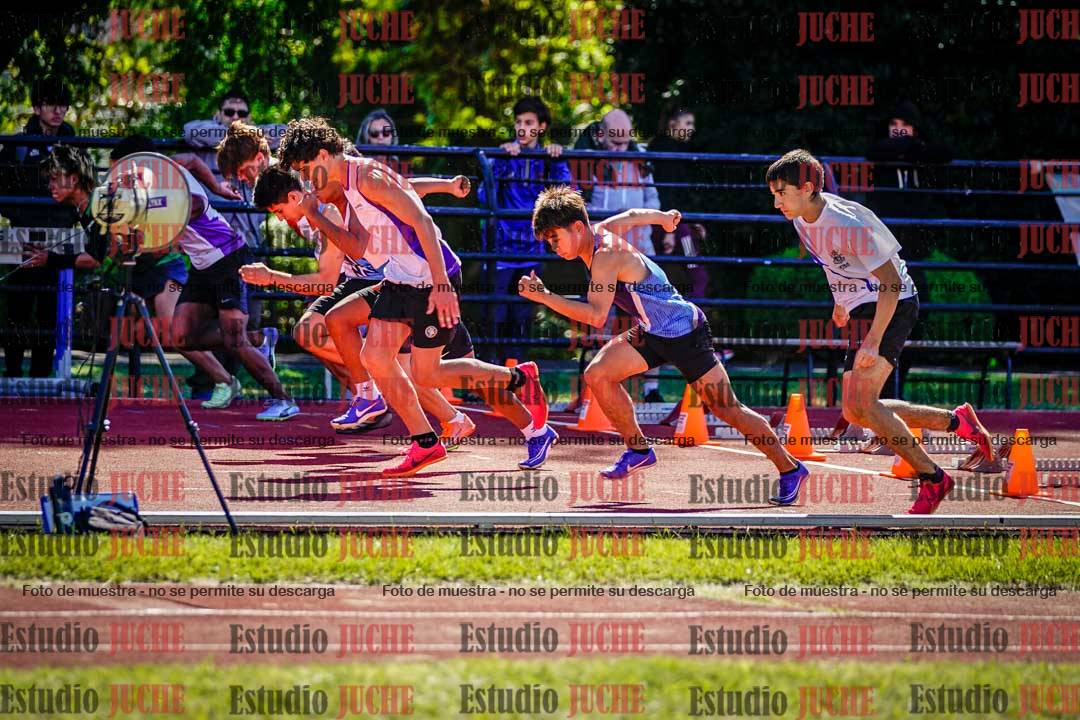 Fotos de los 80 m de varones