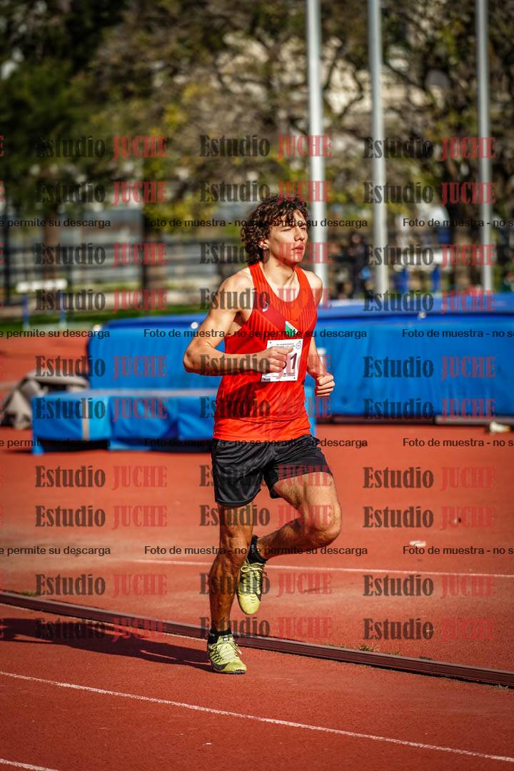 Fotos de los 1500 m de varones - decatlón 10