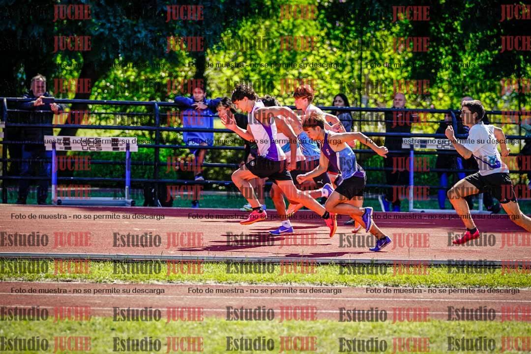 Fotos de los 80 m de varones