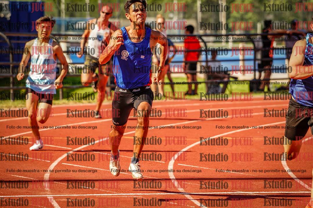 Fotos de los 400 m llanos de varones