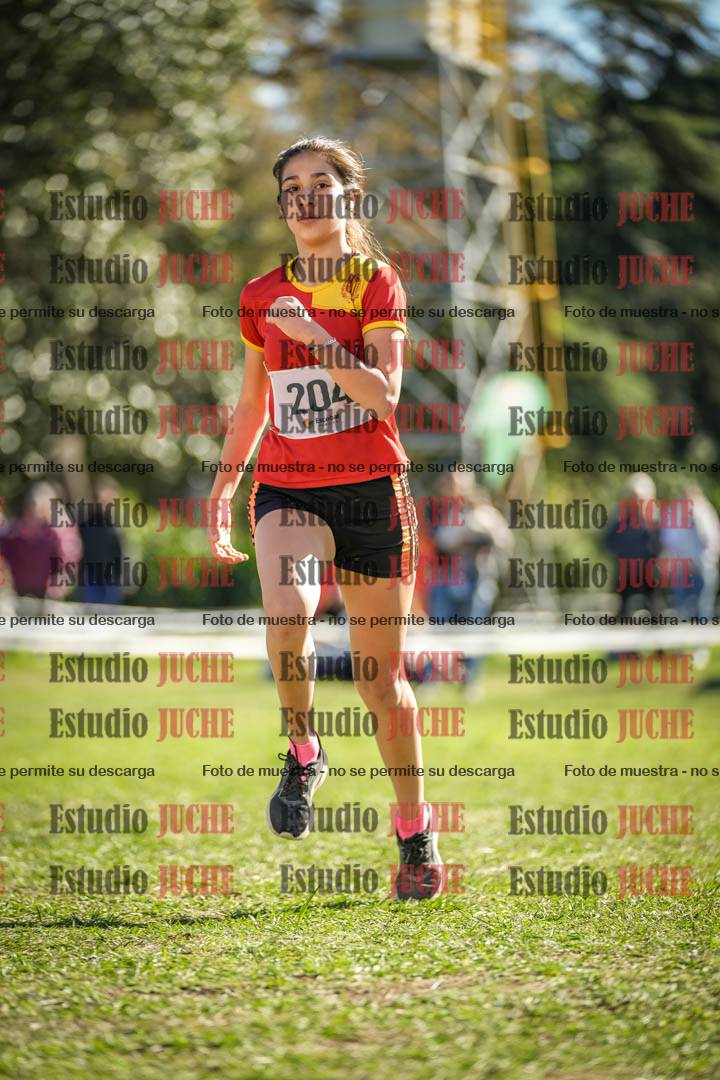 Fotos de la llegada del cross de 1500 m