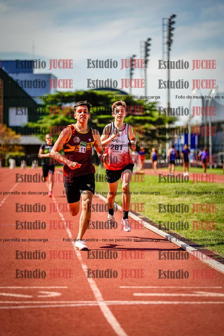 Fotos de los 800 m llanos de varones