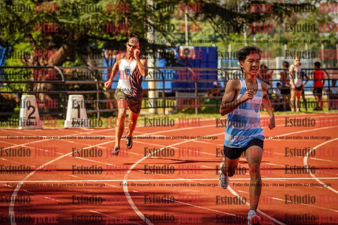 Fotos de los 400 m llanos de varones