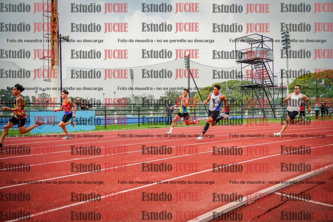 Fotos de los 200 m llanos de varones