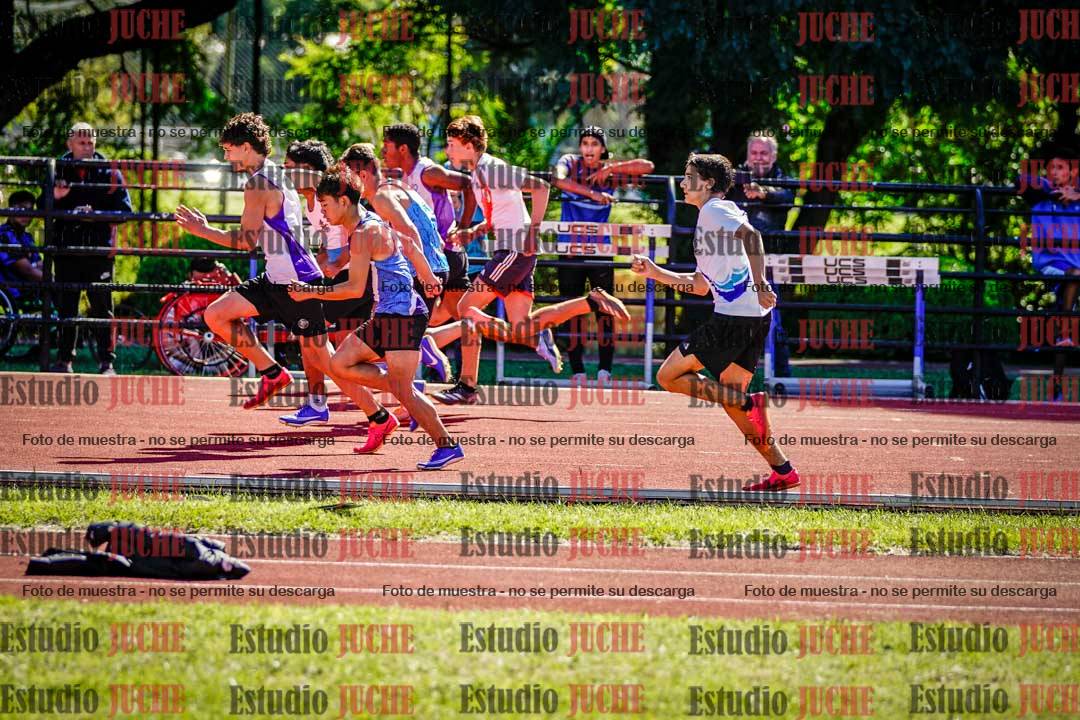 Fotos de los 80 m de varones