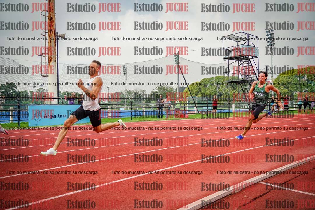 Fotos de los 200 m llanos de varones