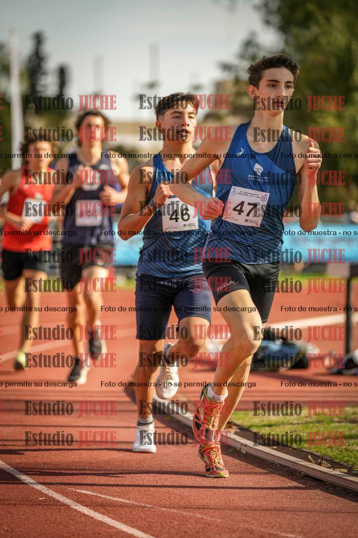 Fotos de los 1500 m de varones - decatlón 10