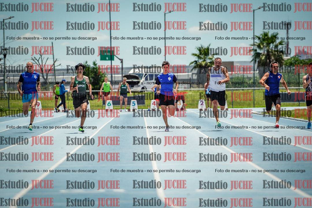 Fotos de los 100 m llanos de varones
