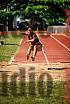 Fotos del salto en largo de mujeres