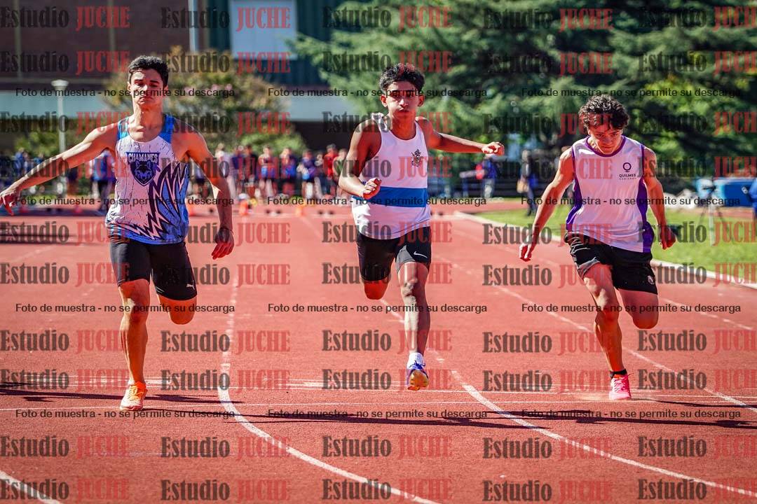 Fotos de los 80 m de varones