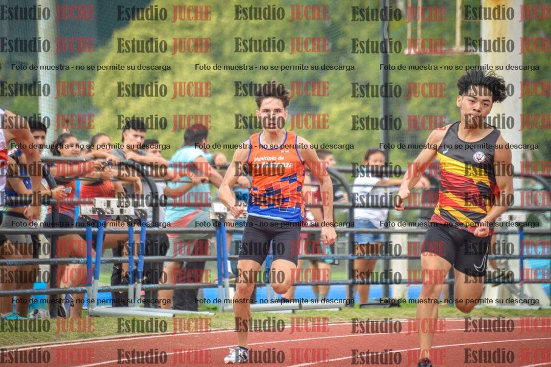 Fotos de los 200 m llanos de varones