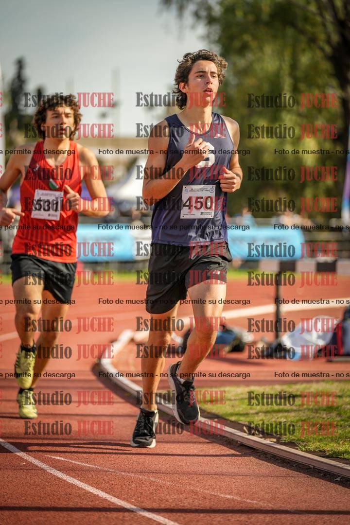 Fotos de los 1500 m de varones - decatlón 10