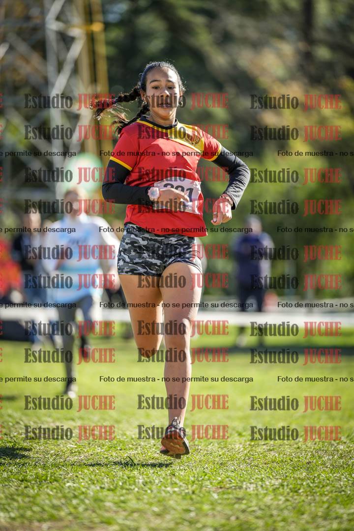 Fotos de la llegada del cross de 1500 m