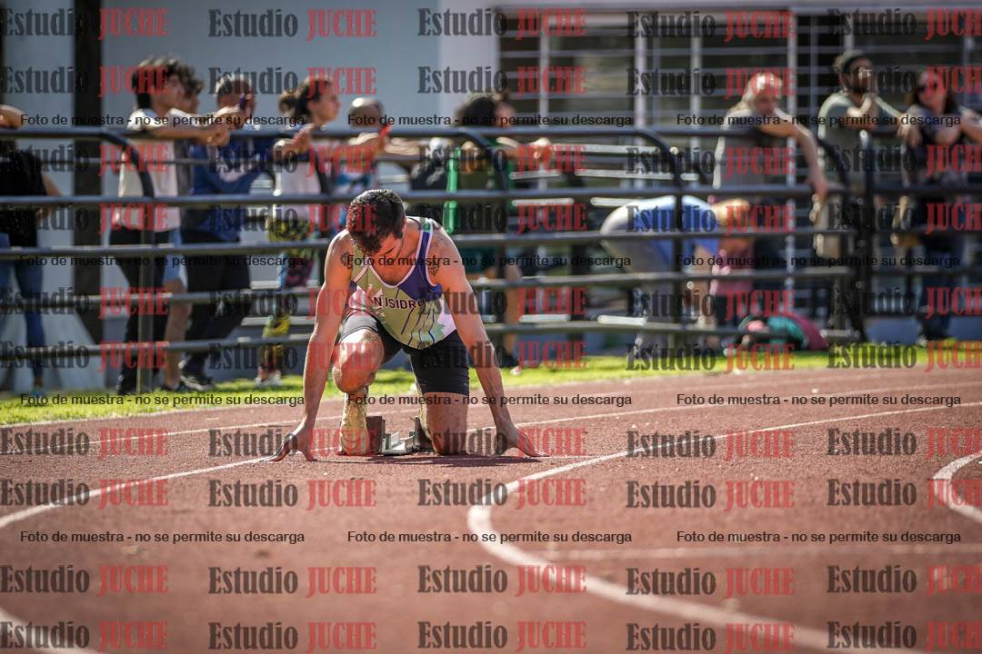 Fotos de los 400 m llanos de varones