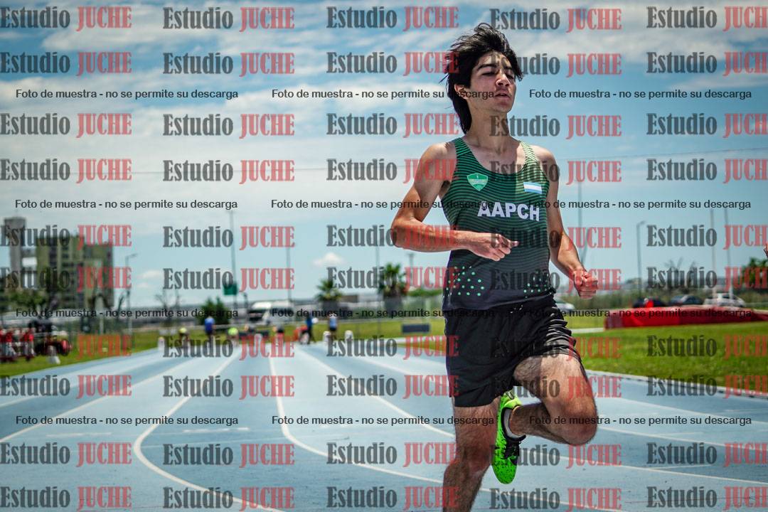 Fotos de los 100 m llanos de varones
