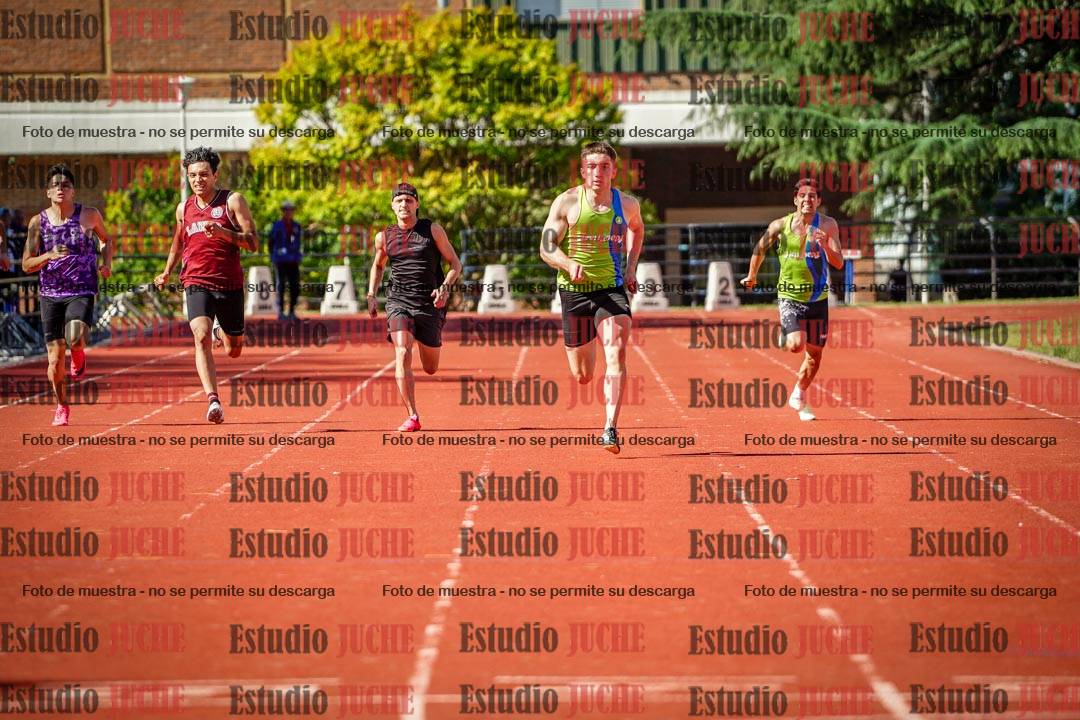 Fotos de los 200 m llanos de varones