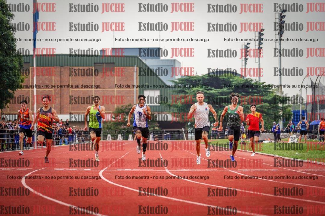 Fotos de los 200 m llanos de varones