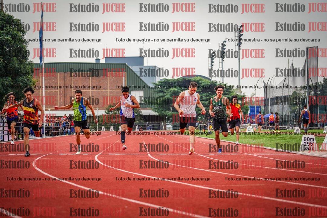 Fotos de los 200 m llanos de varones