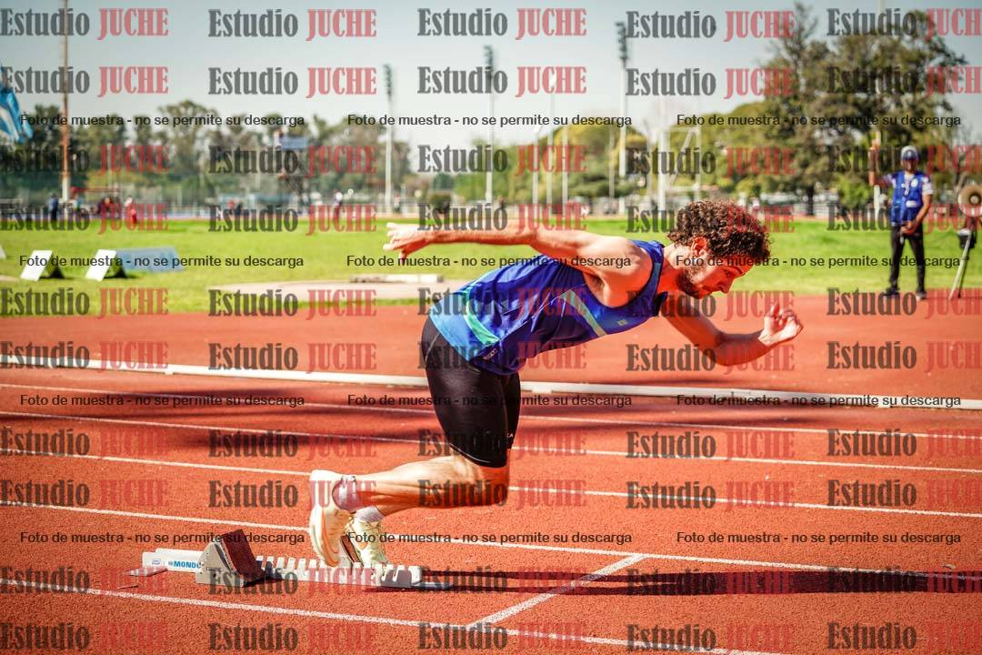Fotos de los 400 m llanos de varones