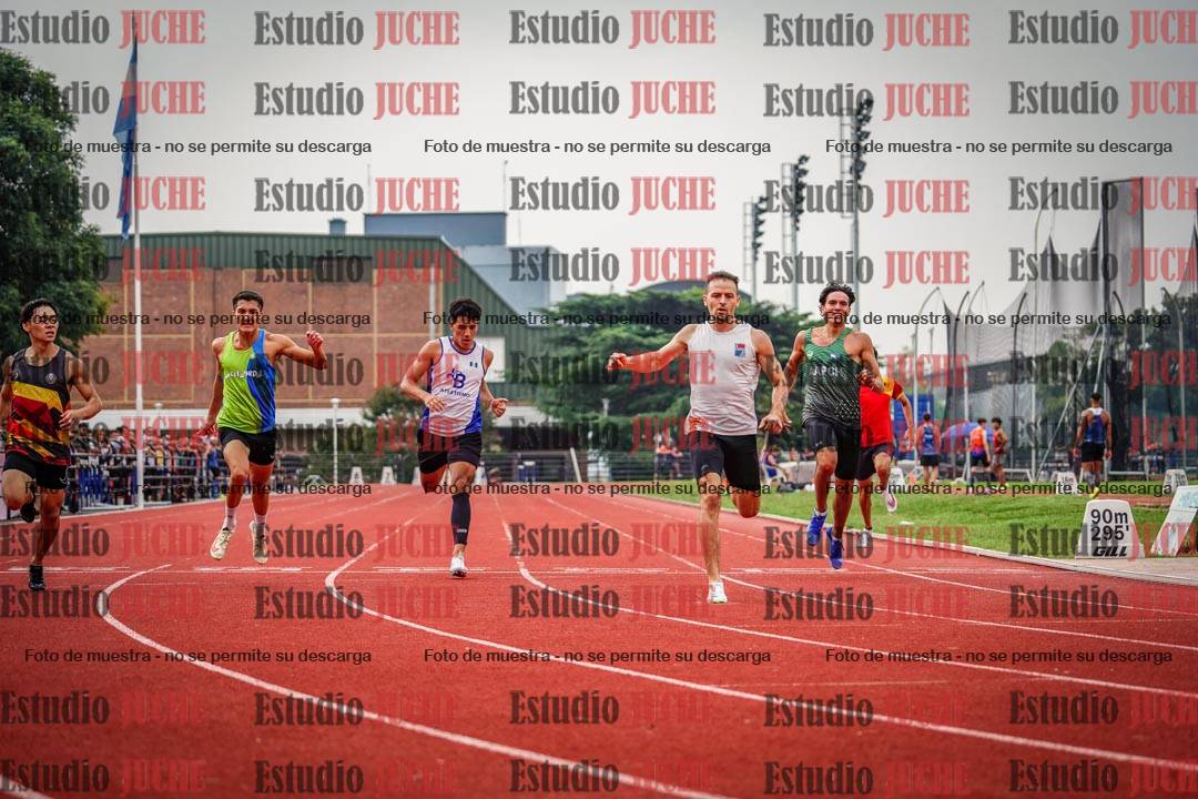 Fotos de los 200 m llanos de varones