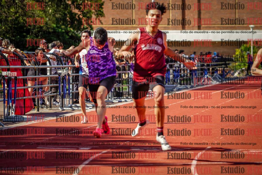 Fotos de los 200 m llanos de varones