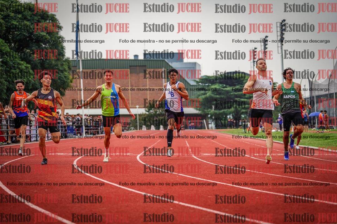 Fotos de los 200 m llanos de varones