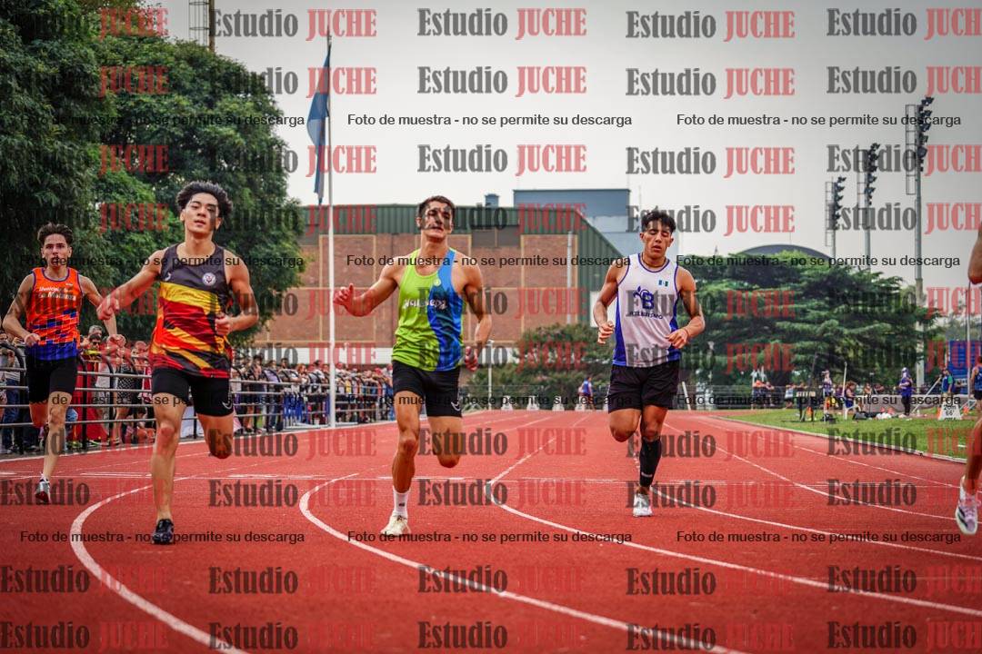 Fotos de los 200 m llanos de varones