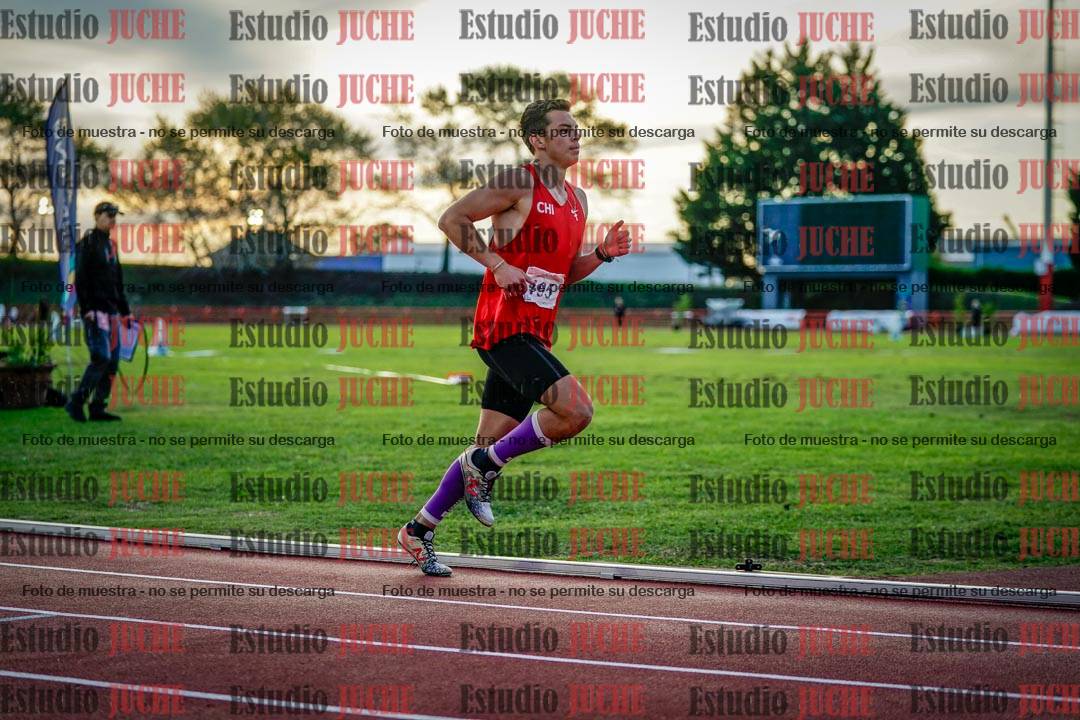 Fotos de los 1500 m llanos de varones - deca 10