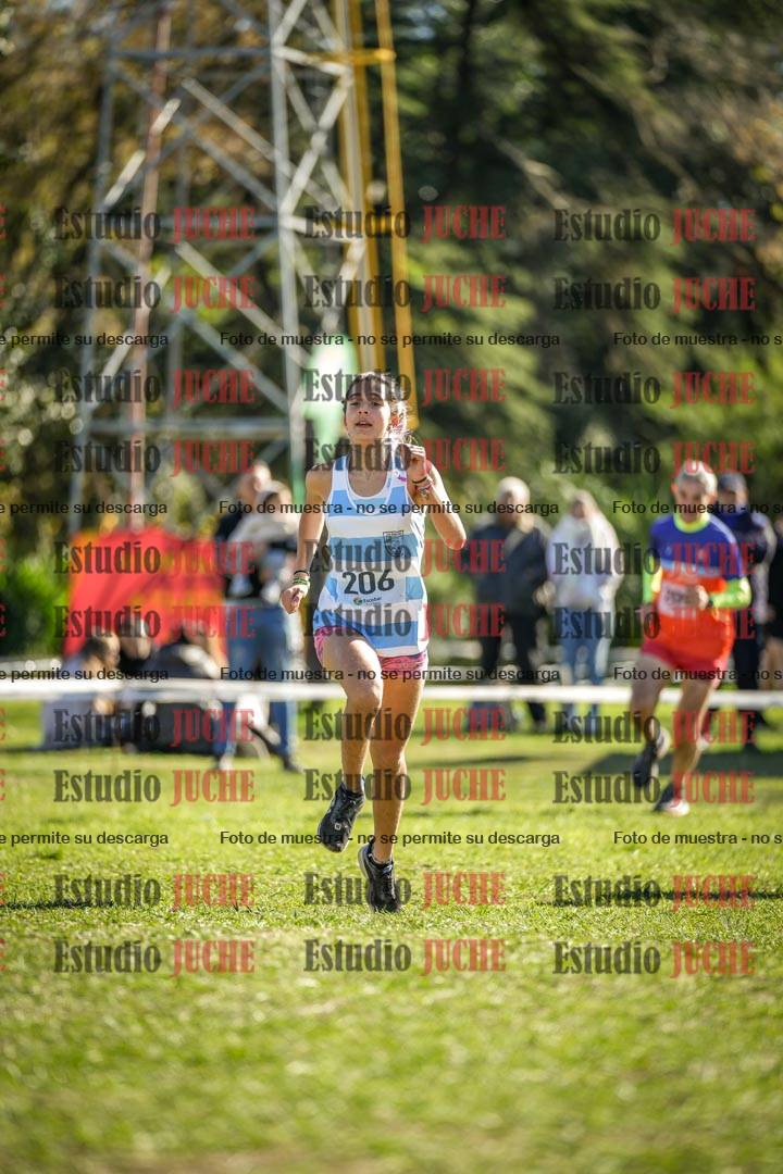 Fotos de la llegada del cross de 1500 m