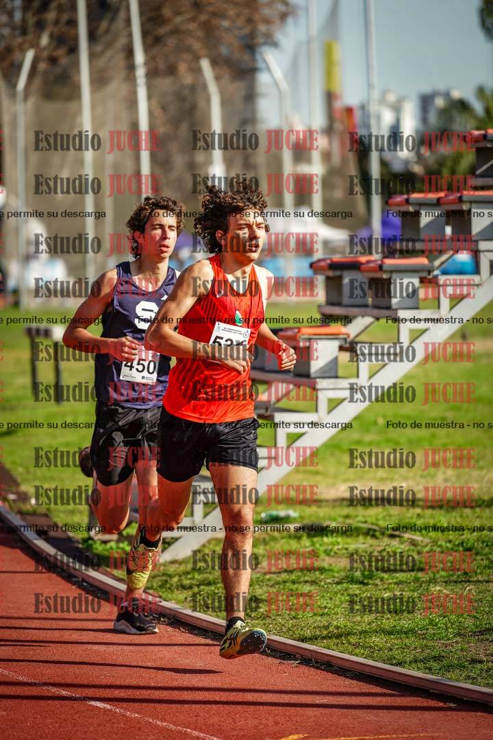 Fotos de los 1500 m de varones - decatlón 10