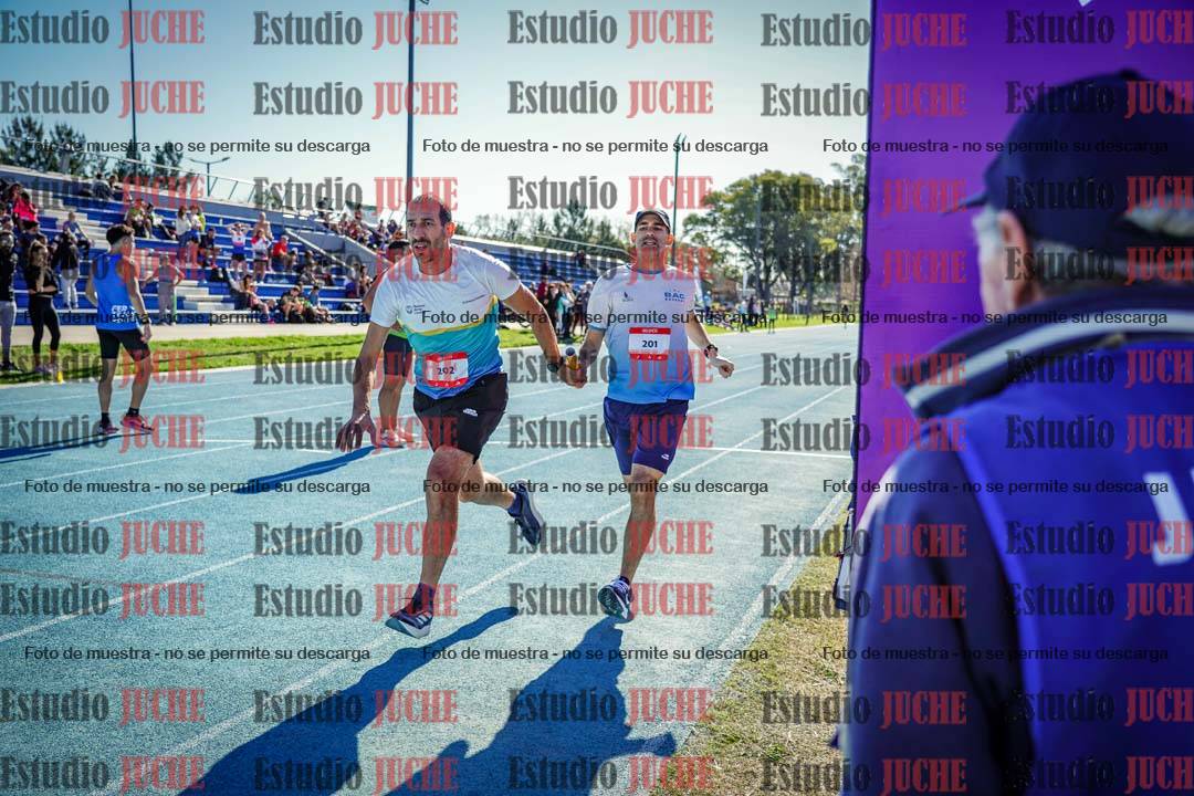 Fotos durante los relevos