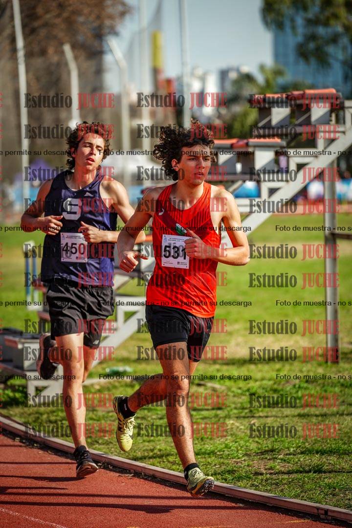 Fotos de los 1500 m de varones - decatlón 10