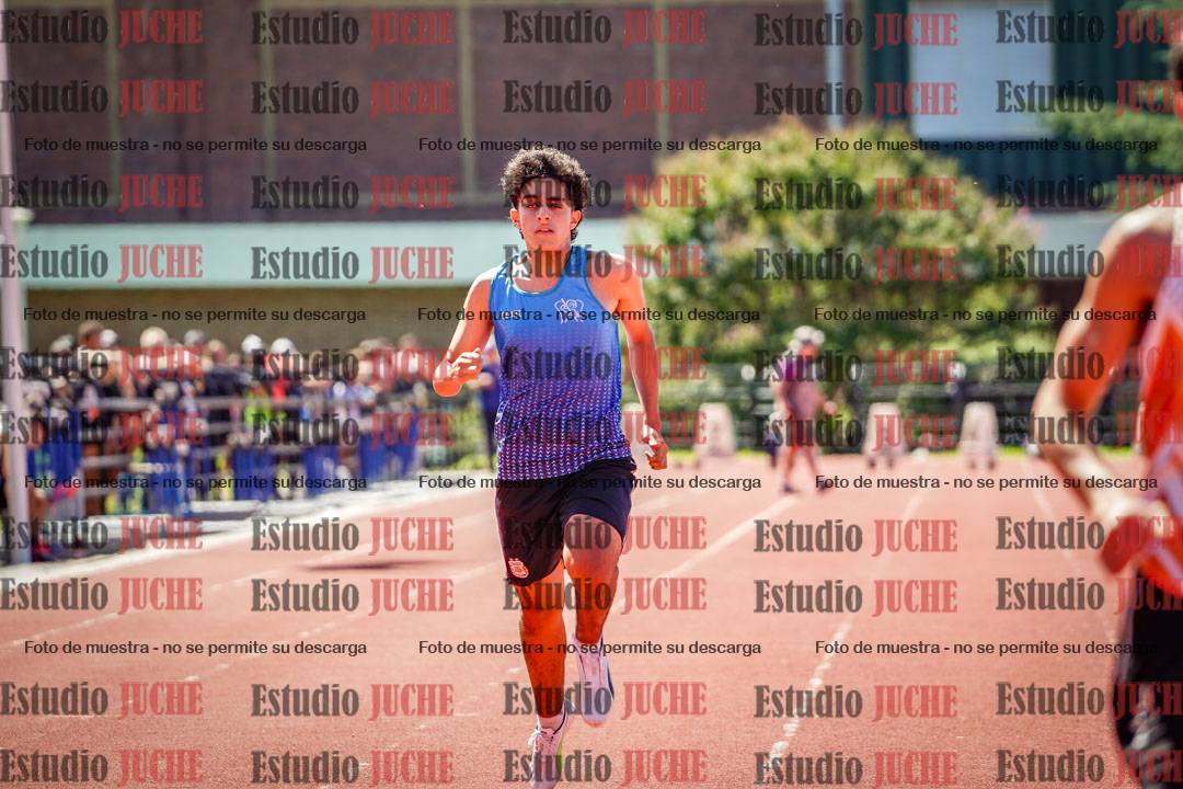 Fotos de los 100 m llanos de varones