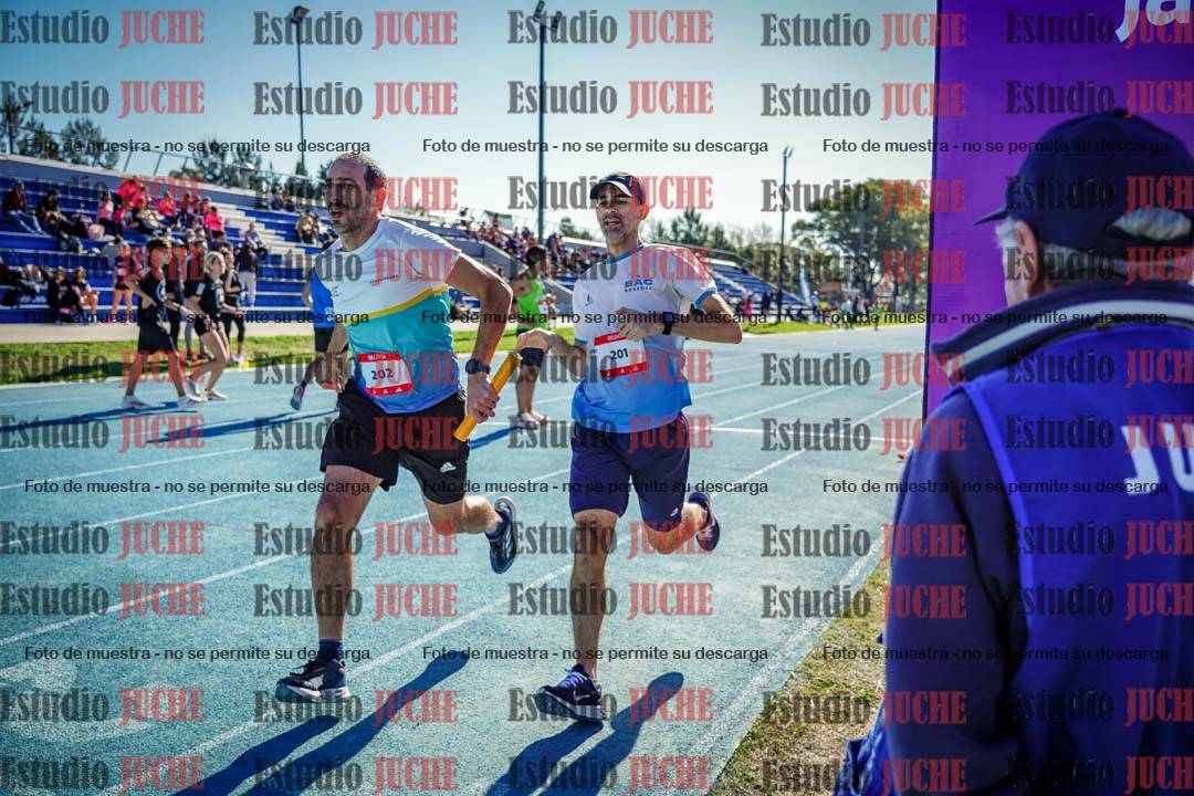 Fotos durante los relevos