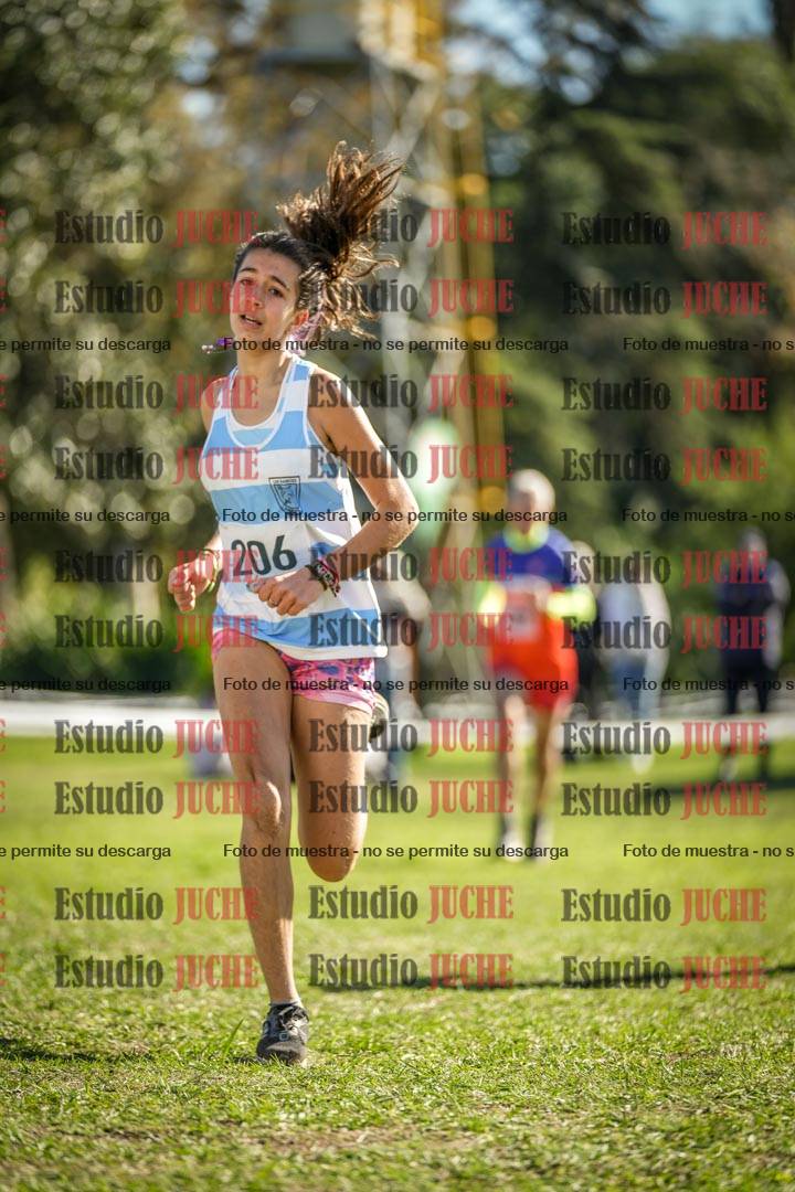 Fotos de la llegada del cross de 1500 m