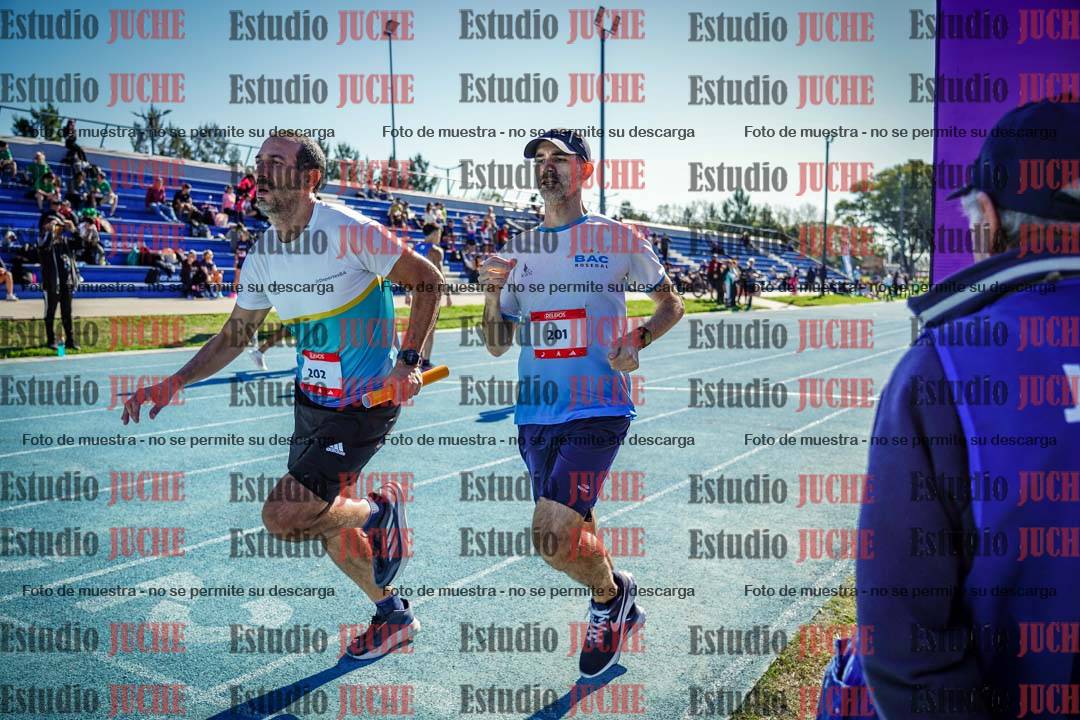 Fotos durante los relevos