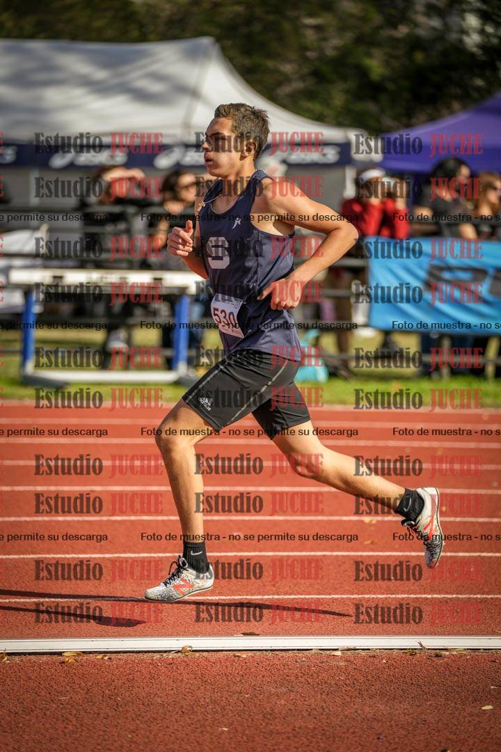 Fotos de los 1500 m de varones - decatlón 10