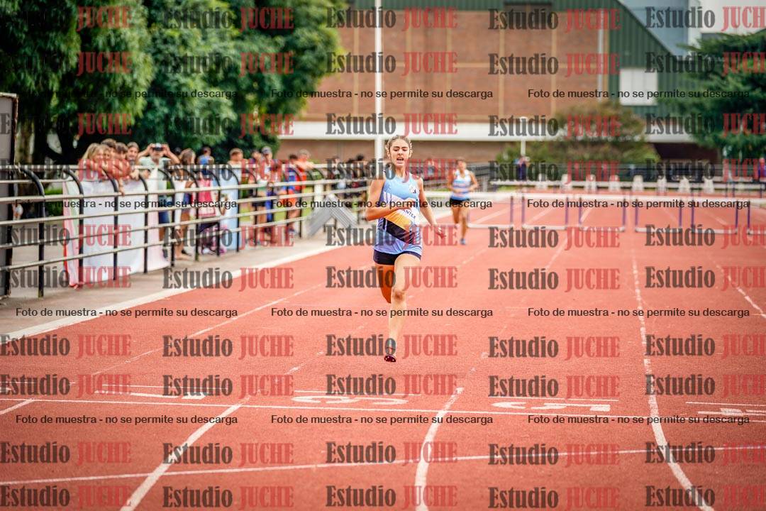 Fotos de los 295 m con vallas de mujeres