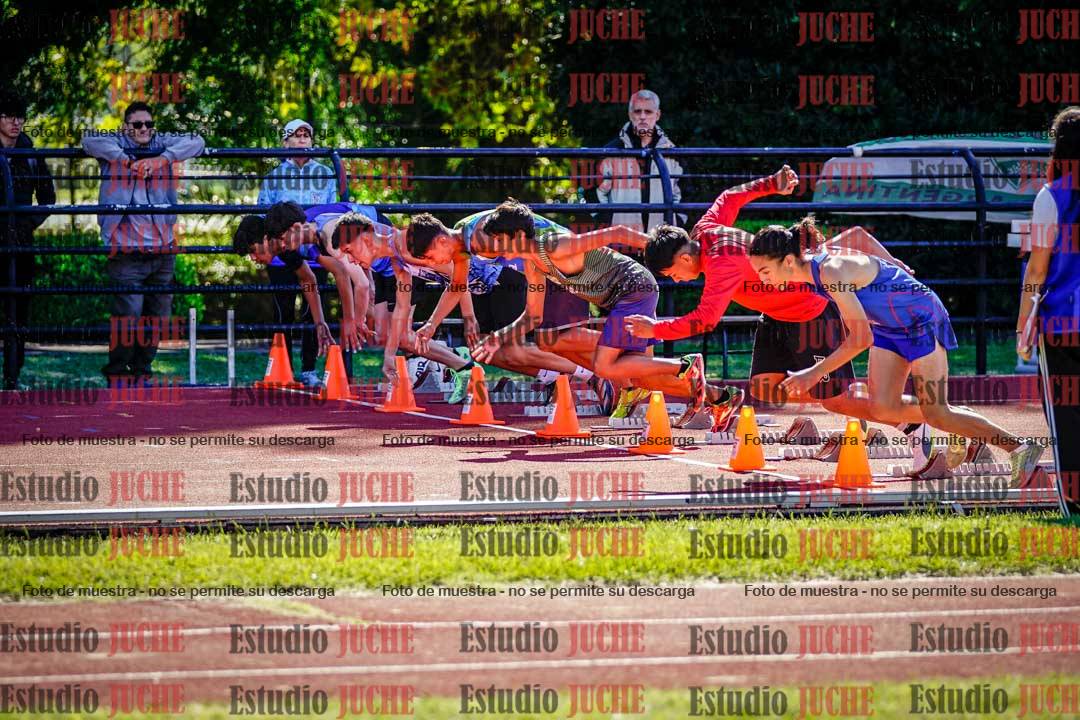 Fotos de los 80 m de varones