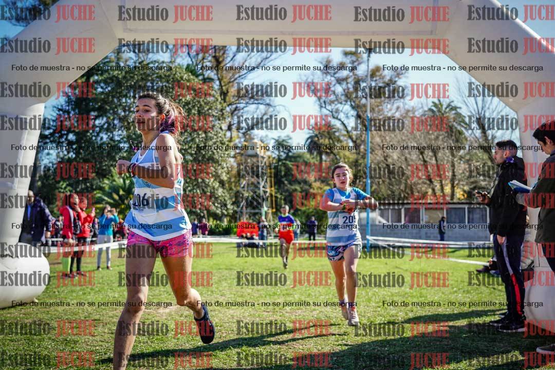 Fotos de la llegada del cross de 1500 m