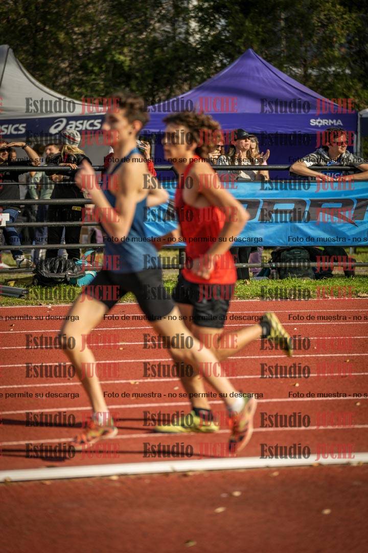 Fotos de los 1500 m de varones - decatlón 10