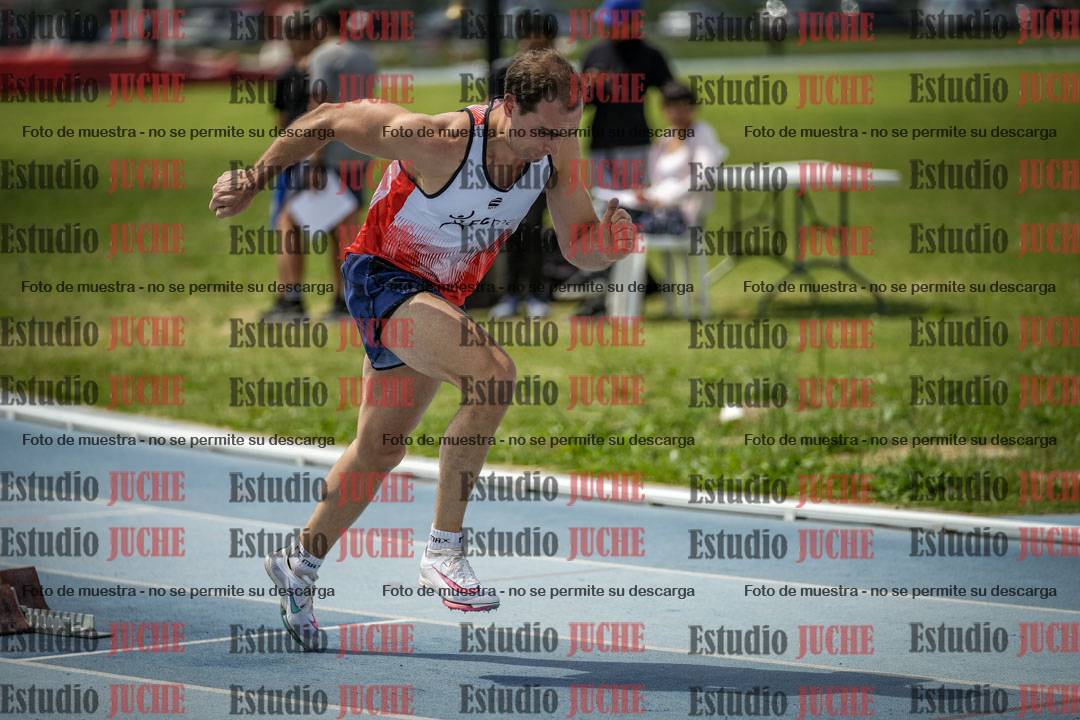 Fotos de los 400 m llanos de varones