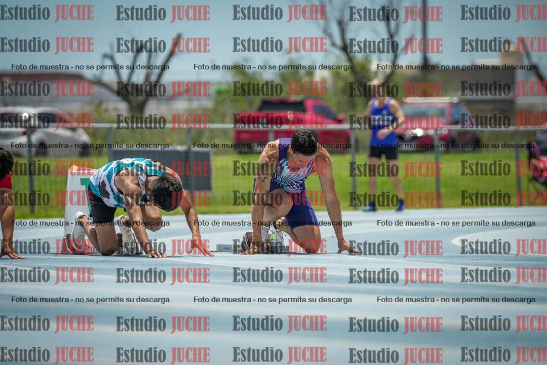 Fotos de los 100 m llanos de varones