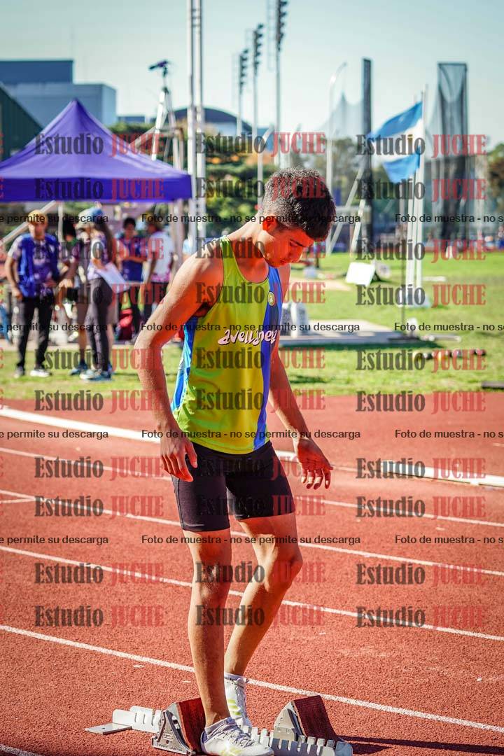Fotos de los 400 m llanos de varones