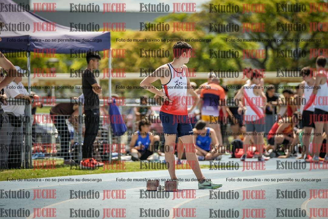Fotos de los 400 m llanos de varones
