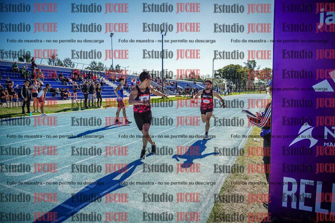 Fotos durante los relevos