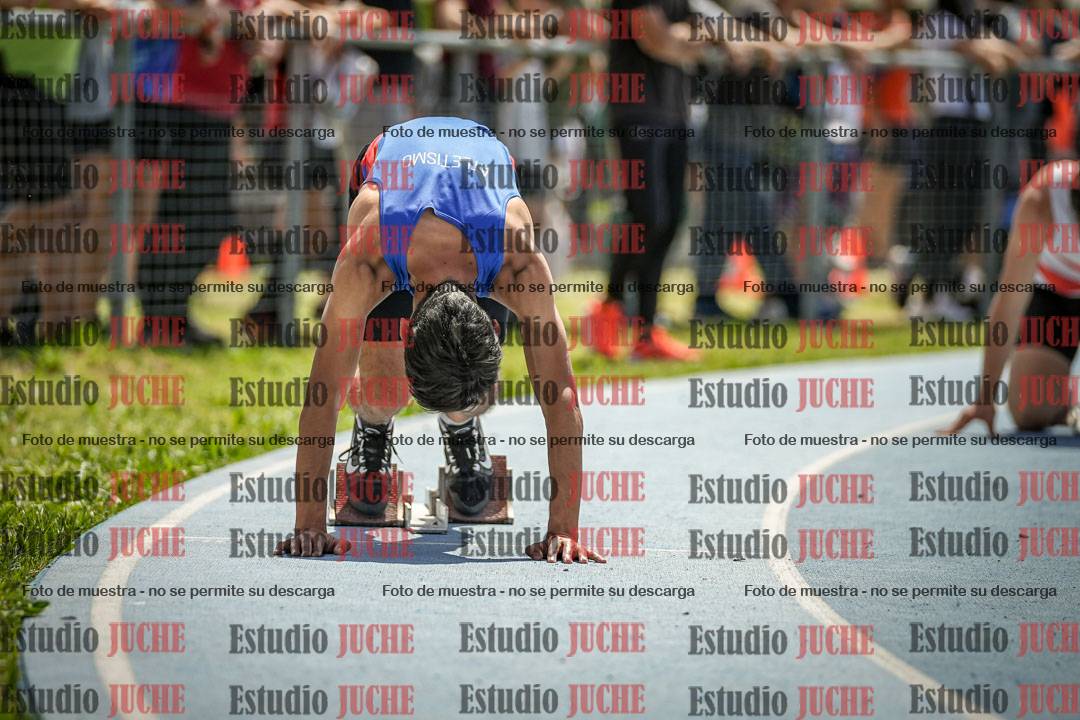 Fotos de los 400 m llanos de varones